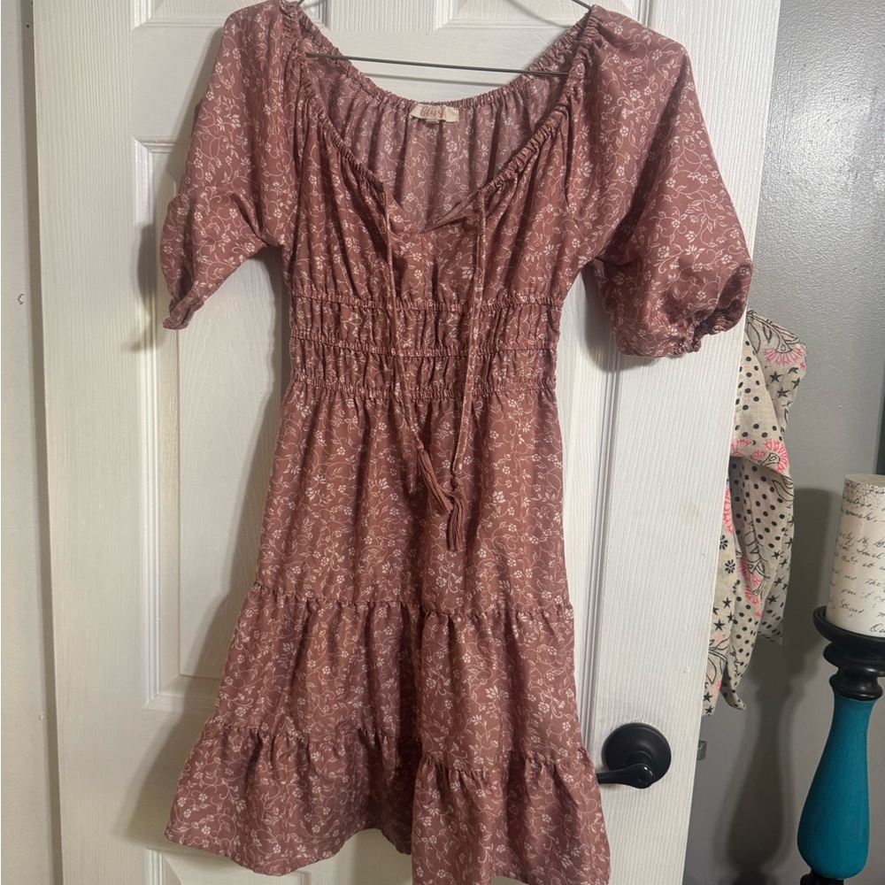 Floral Puff Sleeve Dress